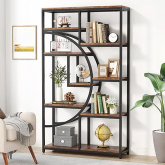 Industrial 5 Tier Bookcase