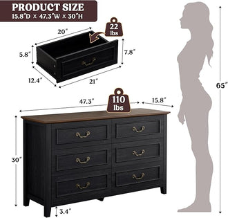 Drawer Dresser for Bedroom