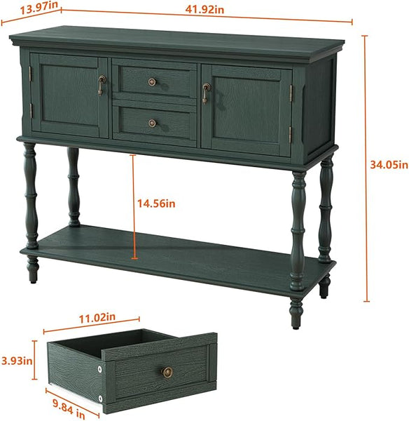 Console Table with 2 Drawers