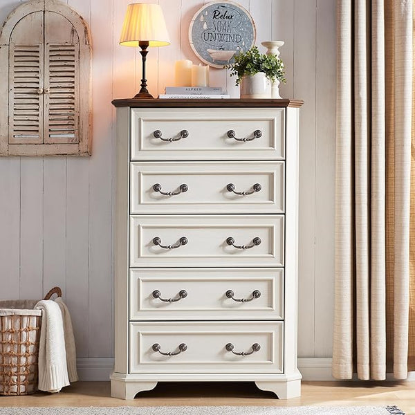 Farmhouse 5 Drawers Dresser