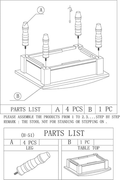 Furniture Foot Stool