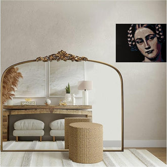 Gold Ornate Baroque Mirror